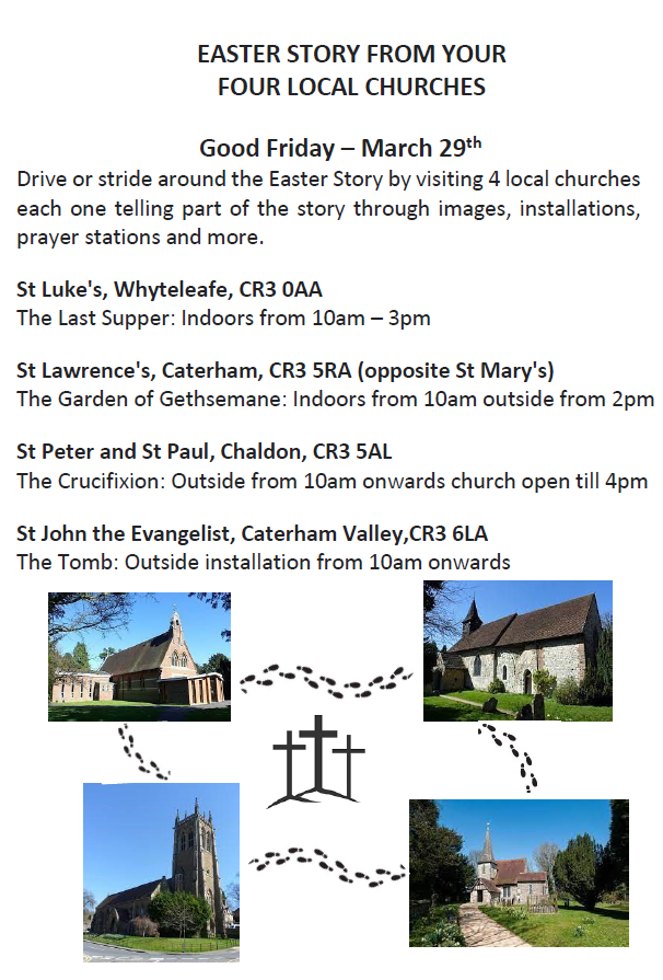 Easter story from your four local churches.
